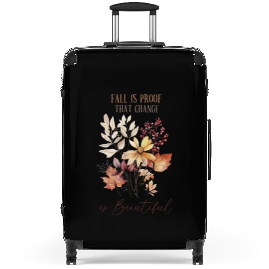 Beautiful Change - Fall Leaves Inspiration Suitcases