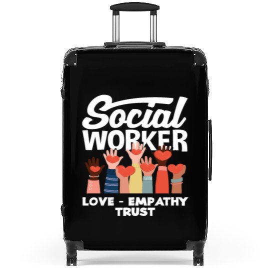 Social Worker Love Empathy Trust Suitcases