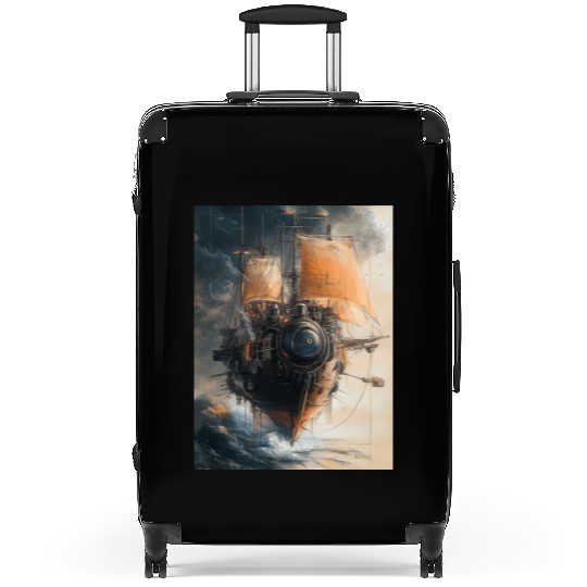 Steam Punk Ship Suitcases