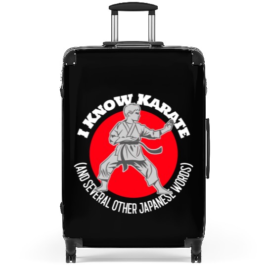 I Know Karate (and several other Japanese words) Suitcases