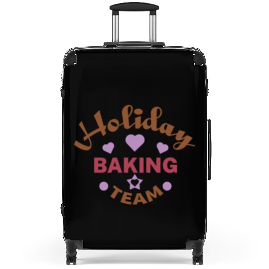 Holidays baking team Suitcases