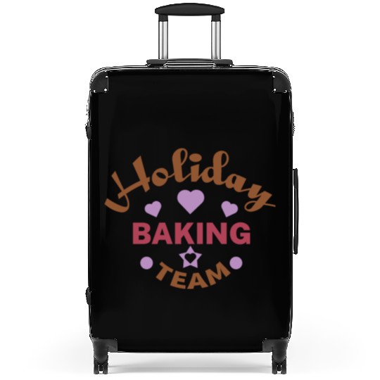 Holidays baking team Suitcases