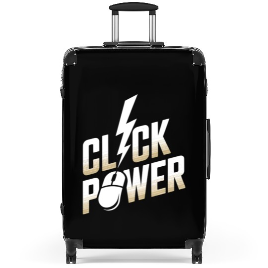 Click Power Cyber Monday Shopping Force Suitcases