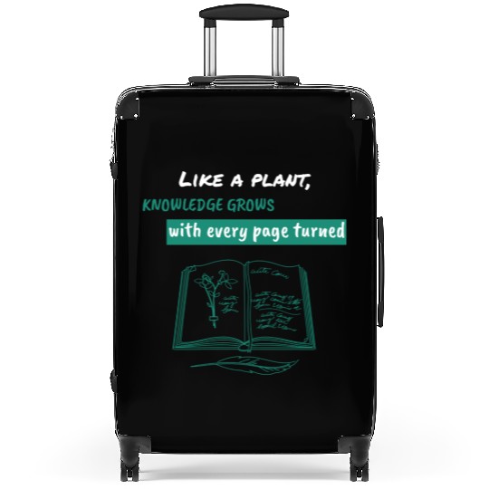 reading and book lovers Suitcases