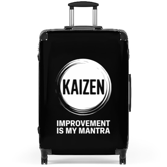 Kaizen Improvement Is My Mantra Circle Suitcases