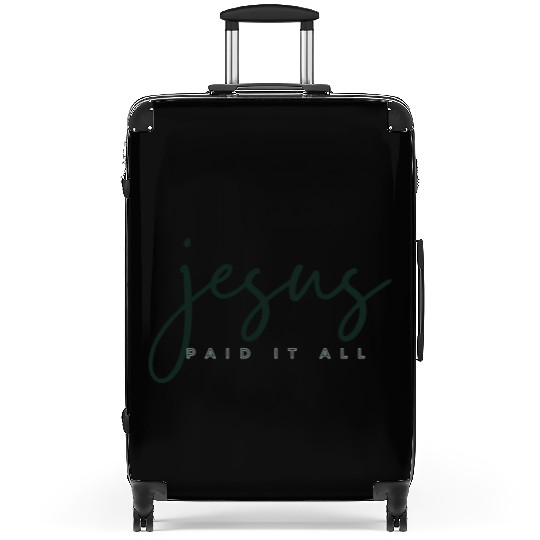 Jesus Paid it all Suitcases