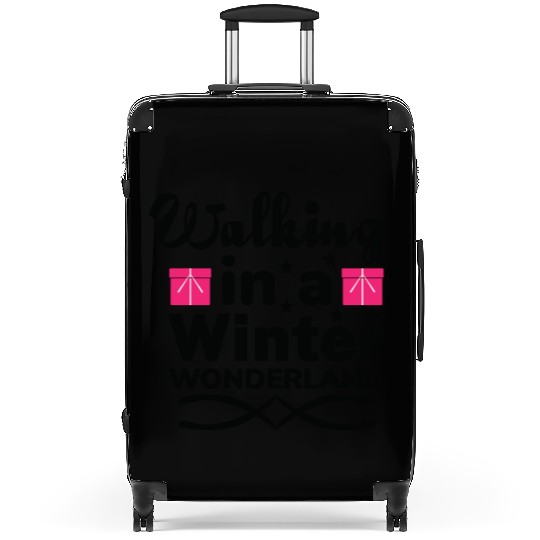 Walking in a winter wonderland Suitcases