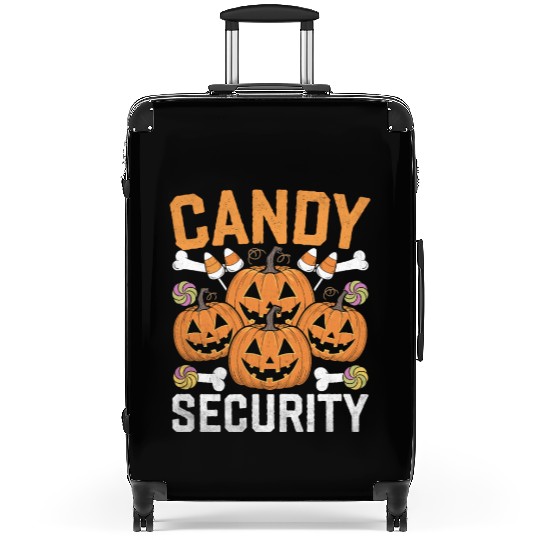 Candy Security Halloween Design Suitcases