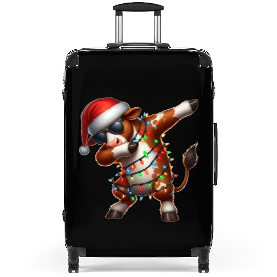 Dabbing Hereford Cattle Farmer Sunglasses Suitcases