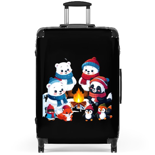 Winter Wonderland Critters Suitcases