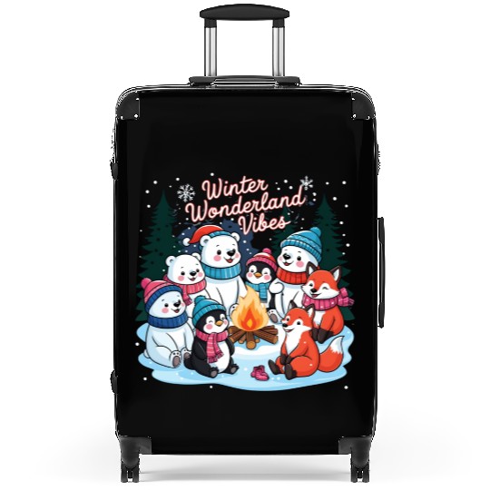Winter Wonderland Snowflake Suitcases