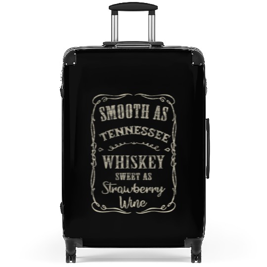 Smooth as Tennessee Whiskey Funny Humour Vacation Suitcases