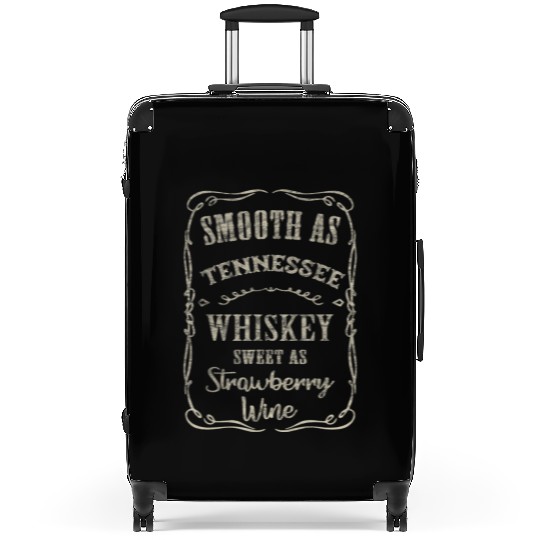 Smooth as Tennessee Whiskey Funny Humour Vacation Suitcases