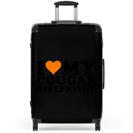 I Love Cougars Cougar Humor Valentine's Day 1WH2 Suitcases