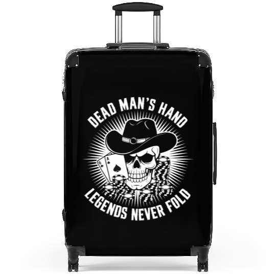 Texas Hold'em Dead Man's Hand Poker Apparel Suitcases