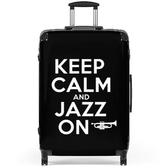 Keep Calm And Jazz On With Soulful Vibes Suitcases