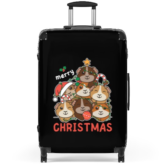 Guinea Pig Christmas Tree Merry Christmas Suitcases