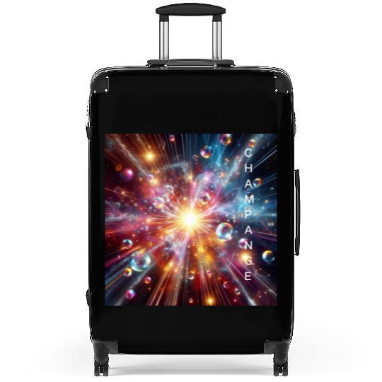 Champagne Supernova Suitcases