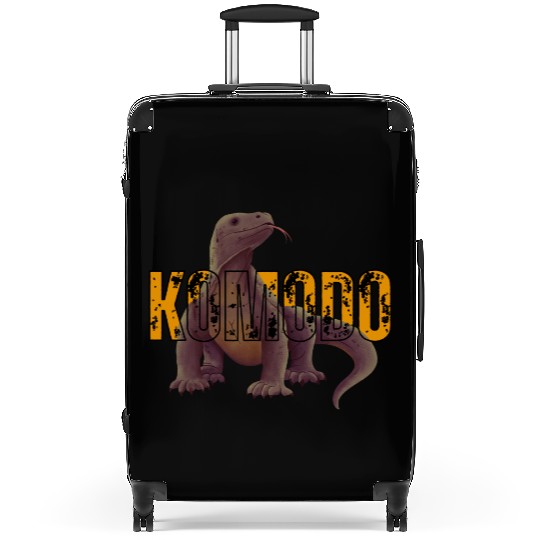Komodo Dragon Art From Indonesia Suitcases