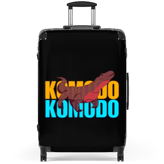 Fierce Komodo Dragon Suitcases