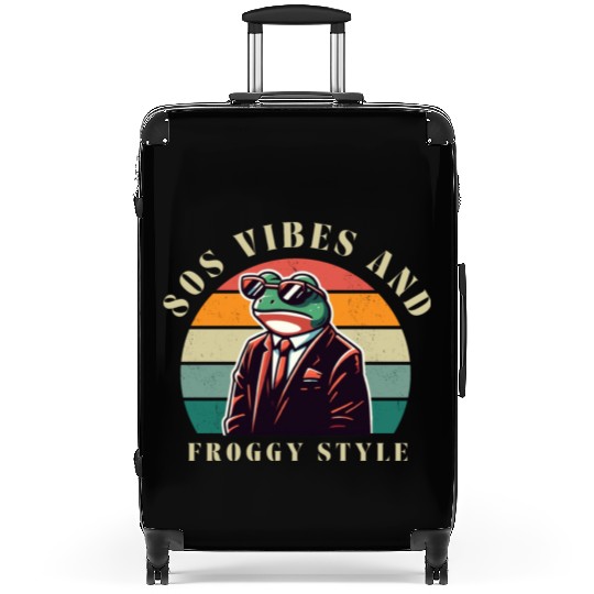 80s Vibes and Froggy Style Suitcases