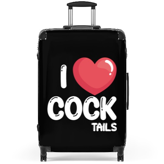 Funny I Love Cocktails 2 Suitcases