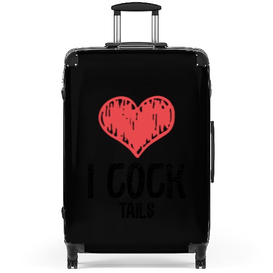 Funny I Love Cocktails 3 Suitcases
