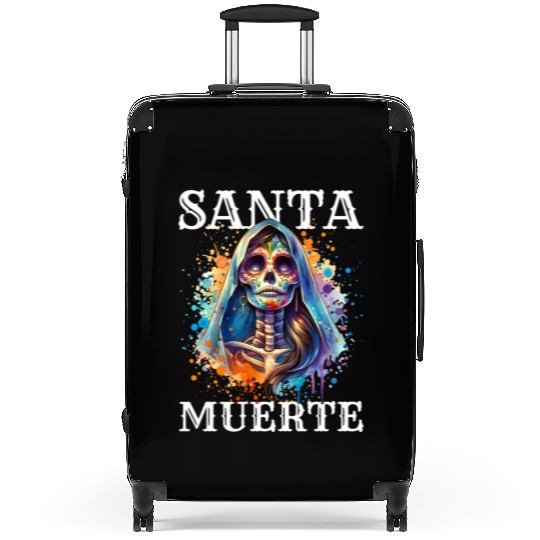 Santa Muerte for Karnival, Halloween and Día de Suitcases