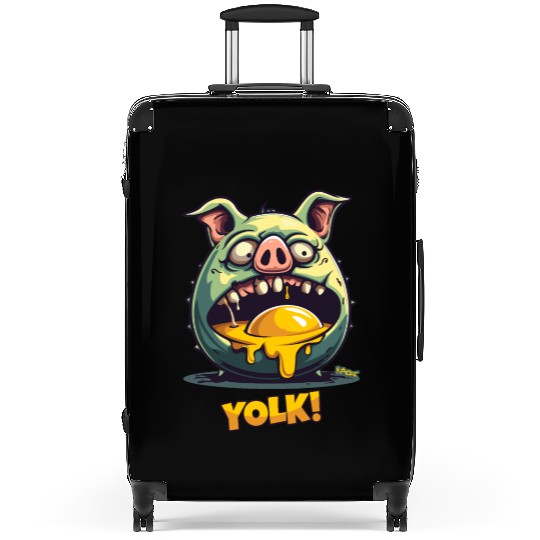 Egg Yolk Eating Zombie Pig Suitcases