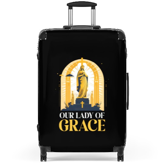 Virgin Mary Our Lady Of Grace Suitcases
