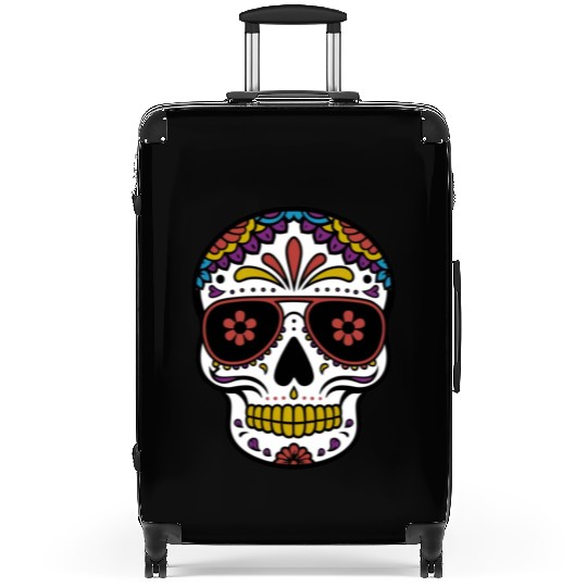 dia de los muertos Back Suitcases