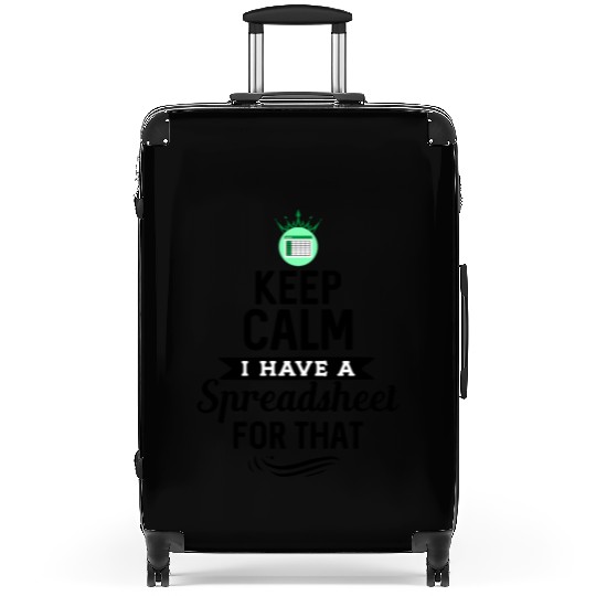 Funny Excel Spreadsheets Lover 1 Suitcases
