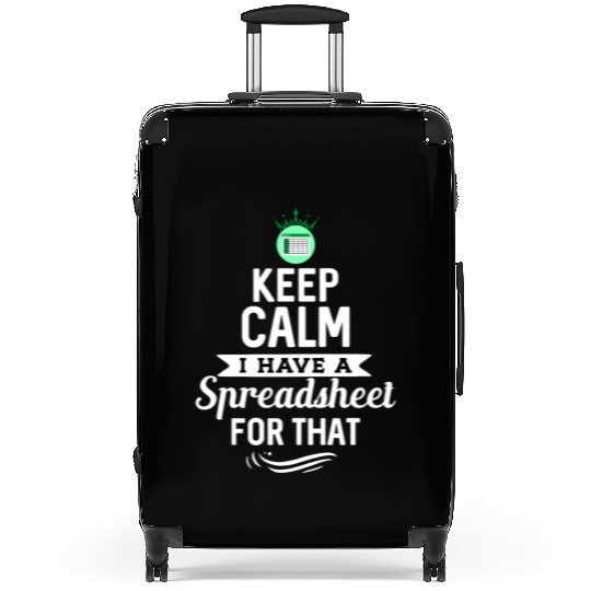 Funny Excel Spreadsheets Lover 2 Suitcases