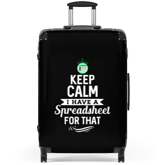 Funny Excel Spreadsheets Lover 2 Suitcases