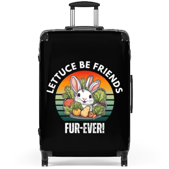 LETTUCE BE FRIENDS FUR-EVER Suitcases