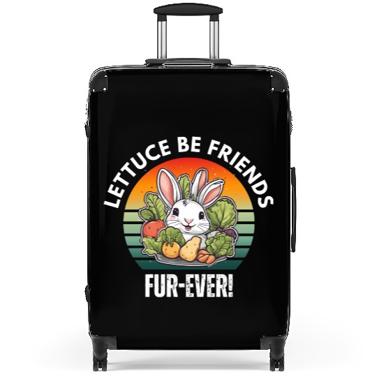 LETTUCE BE FRIENDS FUR-EVER Suitcases