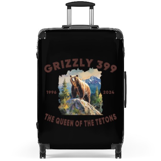 Grizzly 399 1996 - 2024, Queen of the Tetons Suitcases