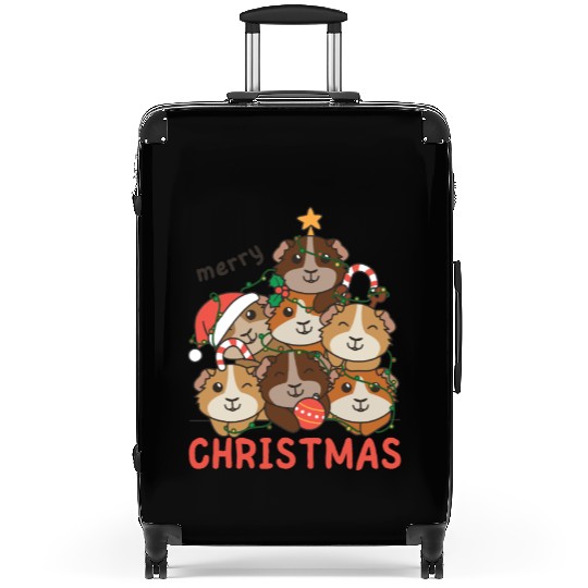 Guinea Pig Christmas Tree Merry Christmas Suitcases