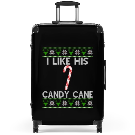 Family Ugly Christmas Couple Matching Funny Suitcases