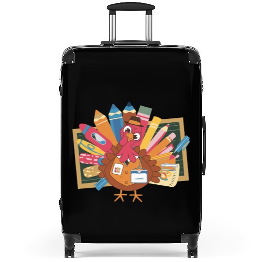 Cute Crayons One Thankful Teacher Turkey Idea Suitcases