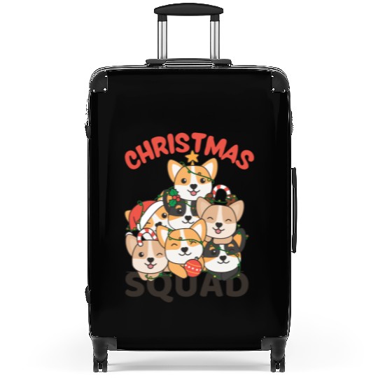Corgi Christmas Tree Christmas Squad Dogs Suitcases