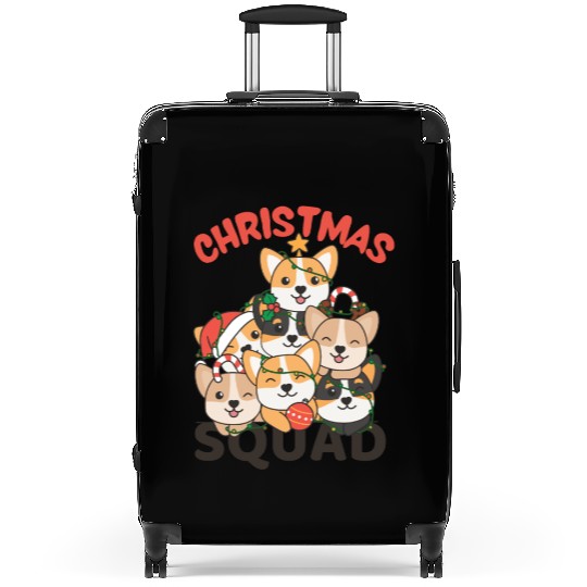 Corgi Christmas Tree Christmas Squad Dogs Suitcases