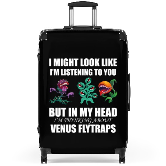 Venus flytrap lover's life! Suitcases