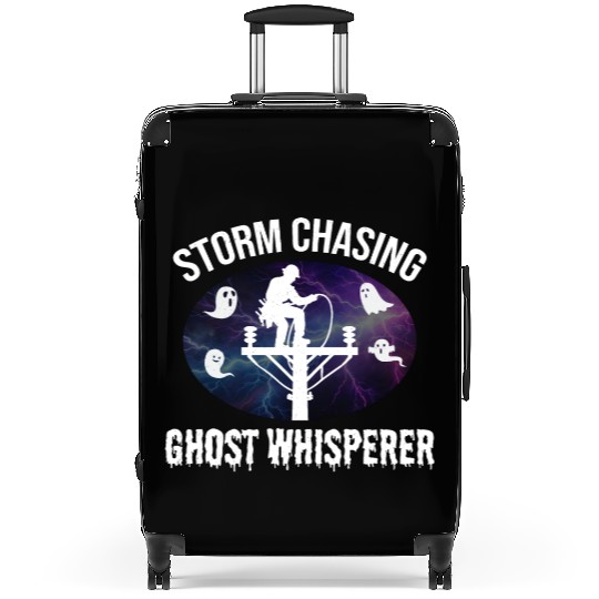Storm Chasing Ghost Whisperer – Lineman Halloween Suitcases