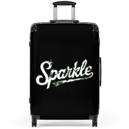 The Sparkle Army Camouflage Suitcases