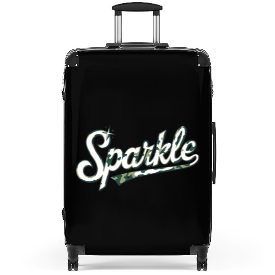 The Sparkle Army Camouflage Suitcases