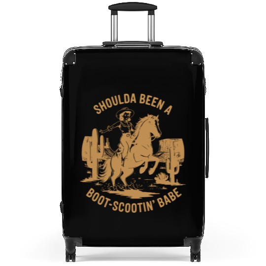 Shoulda Been a Boot Scootin Babe Western Suitcases