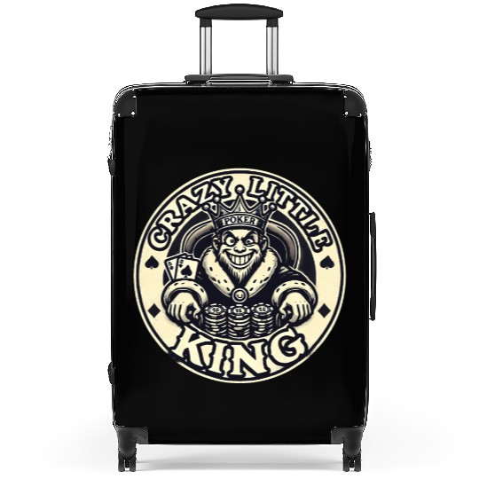 Crazy little king poker design Suitcases