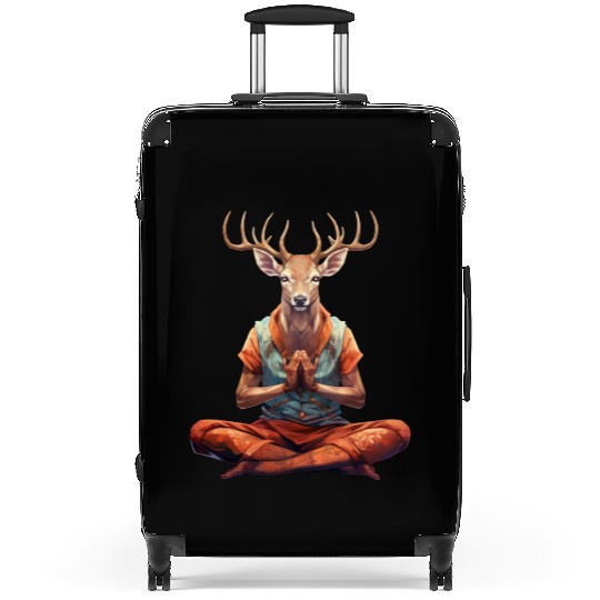 Yoga Deer Suitcases