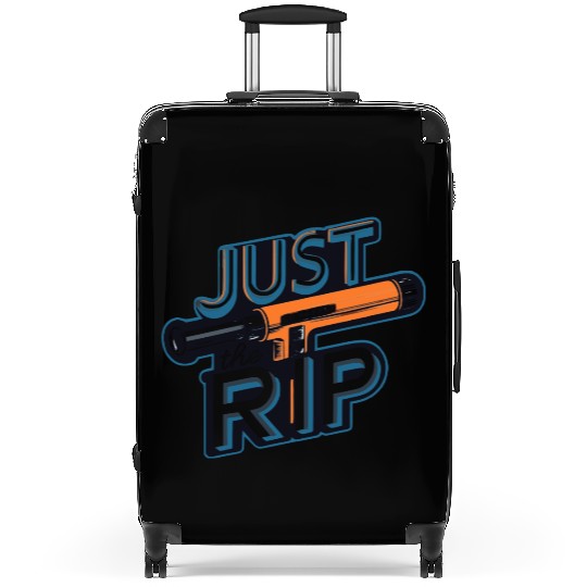 Just the Rip – Vintage welder sticker Suitcases